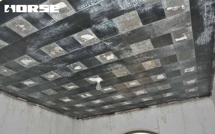reinforcement with unidirectional carbon fiber