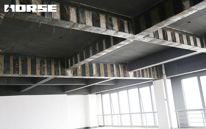 beam reinforcement with carbon fiber reinforced polymer