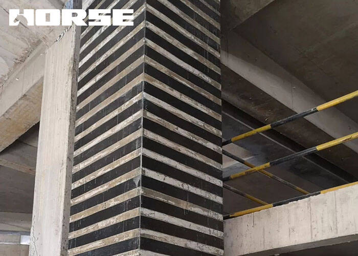 column structural strengthening by carbon fiber