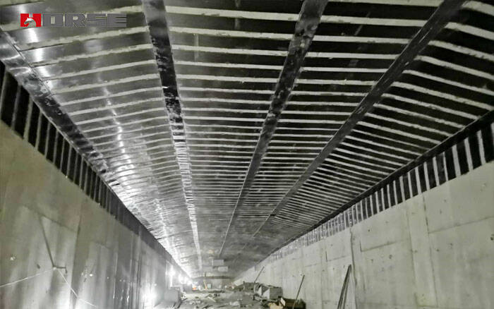 Strengthening Underground Tunnel With Carbon Fiber Strip