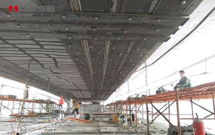 bridge strengthening with steel plate