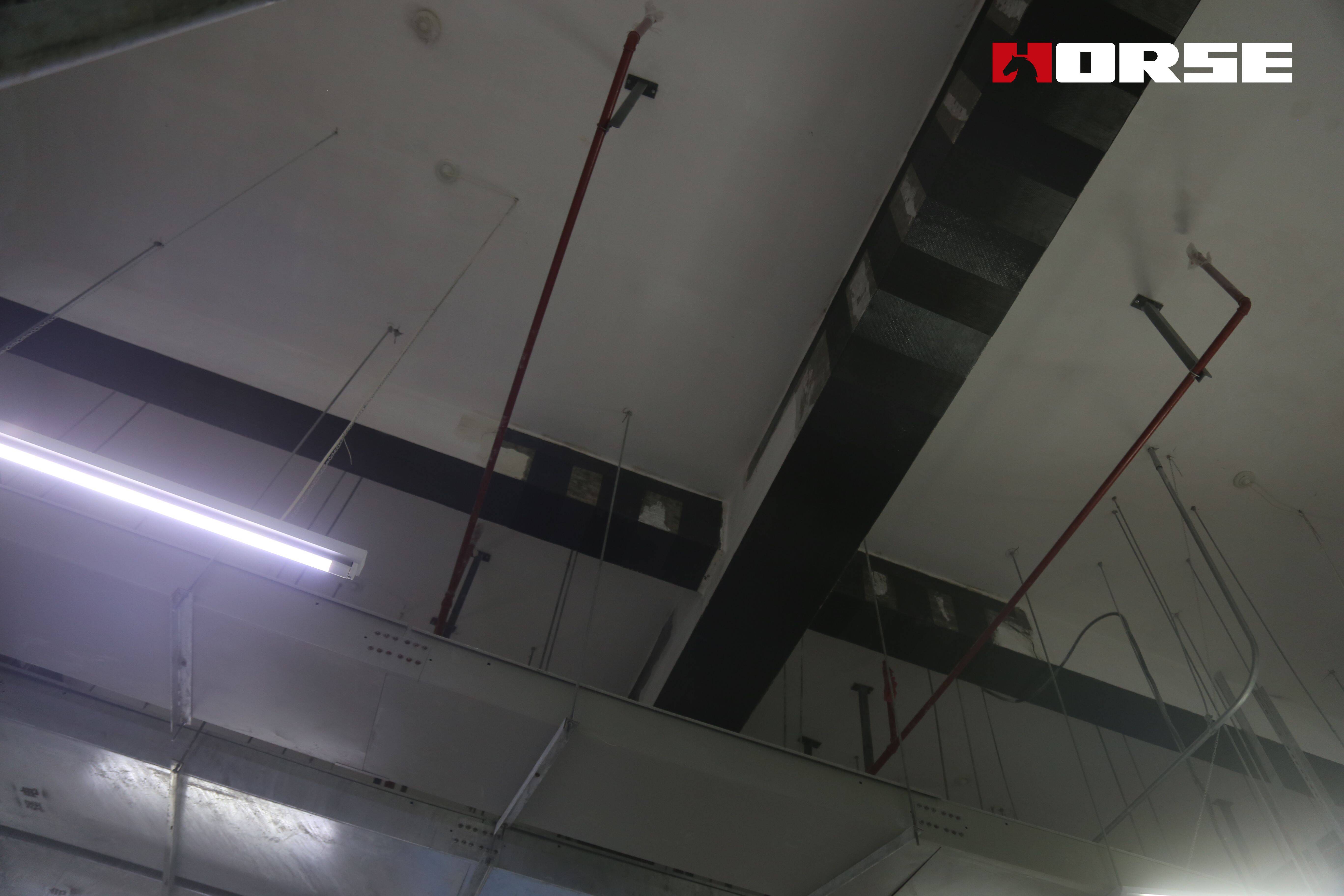 Carbon Fiber Reinforced And Strengthening Underground Garage Carbon Fiber Reinforced And Strengthening Underground Garage