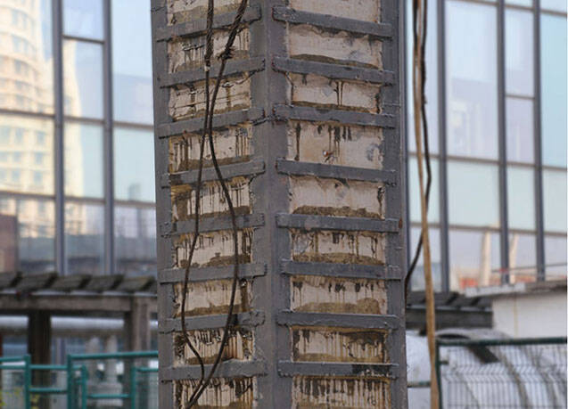 steel jacketing of columns